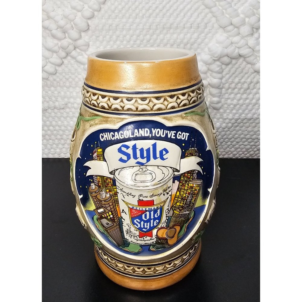 Limited Edition 1983 G Heileman Brewing, Beer Stein, Beer Mug, Old‎ Milwaukee